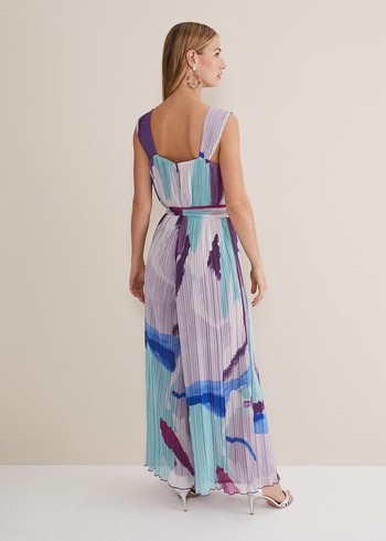 Phase Eight Rhona Abstract Wide Leg Jumpsuit Multicolor USA | 0951234-VW